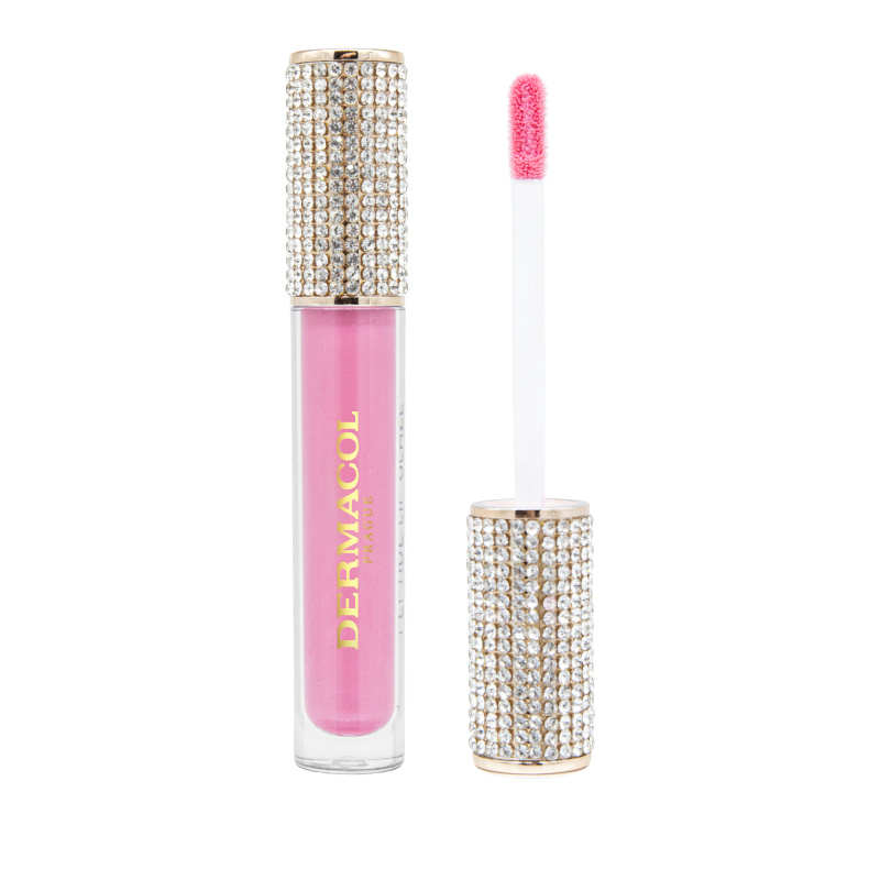Dermacol Diamond Edition Peptide Lip Glaze pečující lesk na rty s peptidy odstín 02 Very Vera 2.5 ml