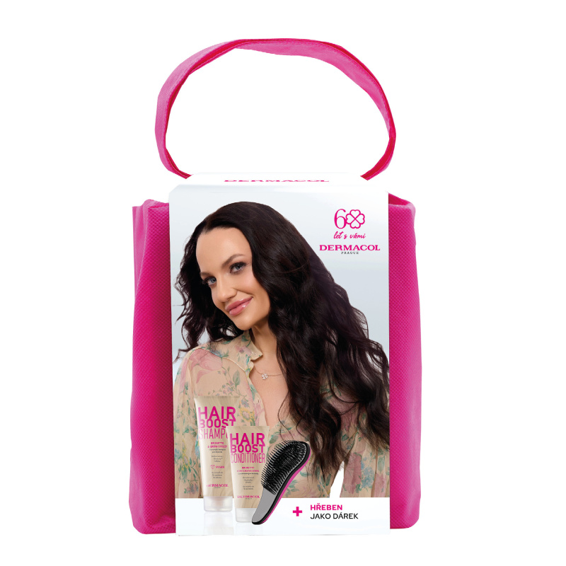 Dermacol Dárková sada Hair Boost Brunette