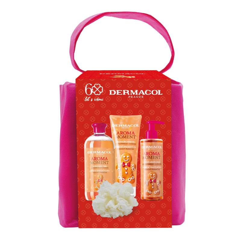 Dermacol Aroma Moment Gingerbread Cookies dárková sada ve vánočním stylu