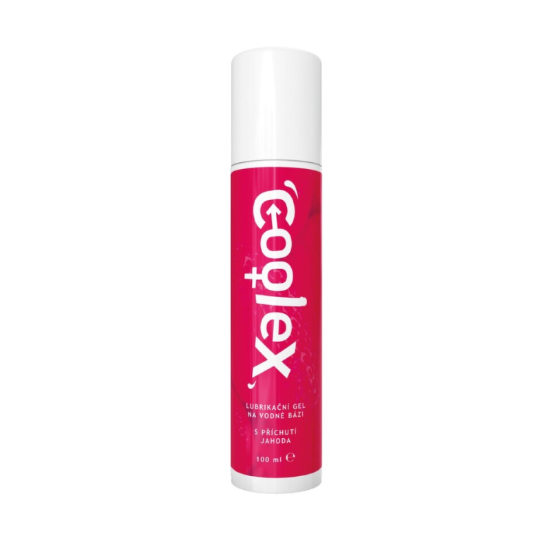 coolex Lubrikační gel na vodní bázi Jahoda 100 ml