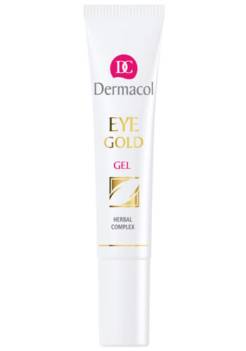 Dermacol Gold osvěžující gel proti otokům a tmavým kruhům 15 ml