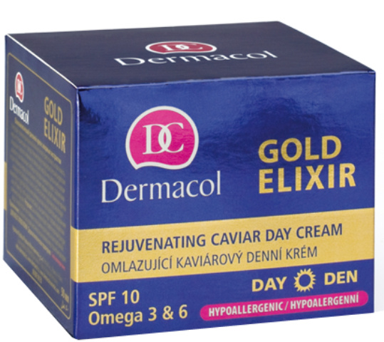 Dermacol Gold Elixir denní omlazující krém s kaviárem 50 ml