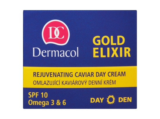 Dermacol Gold Elixir denní omlazující krém s kaviárem 50 ml