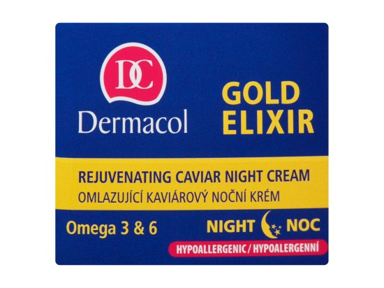 Dermacol Gold Elixir noční omlazující krém s kaviárem 50 ml