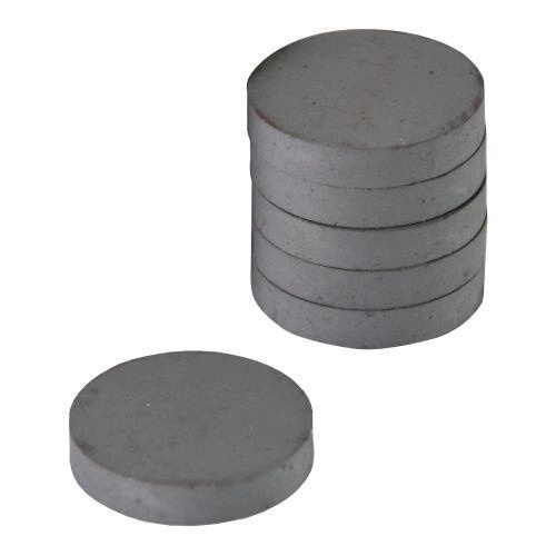 RON Magnet černý kulatý super silný 22 mm - 6 ks