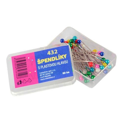 RON špendlíky barevné - 50 ks