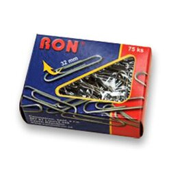 RON - kancelářské sponky s náběhem - 32 mm, 75 ks