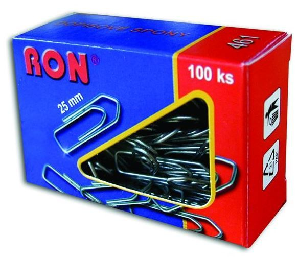 RON - šípové spony - 25 mm, 100 ks
