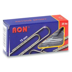 RON Kancelářské sponky 75 mm - 25 ks