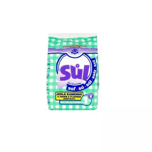 KS jedlá sůl kamenná s jodem a fluorem 1kg