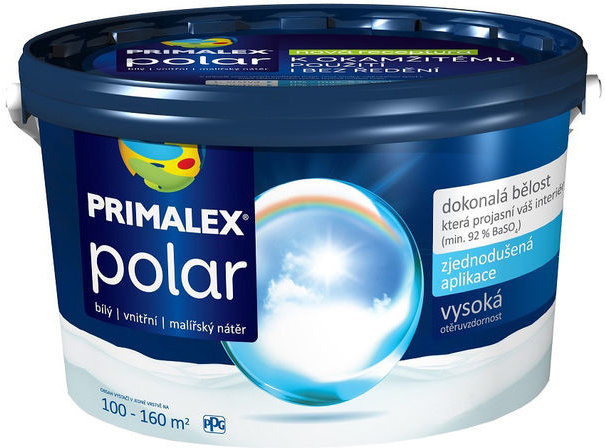 Malba interiérová PRIMALEX Polar bílá, 15 kg