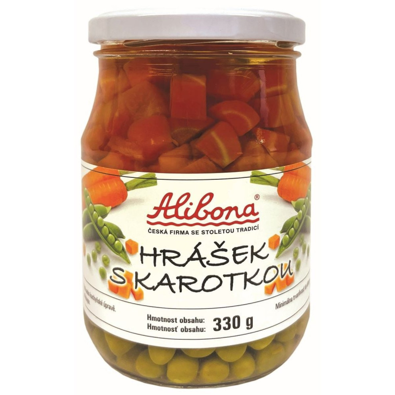 Alibona Hrášek s karotkou