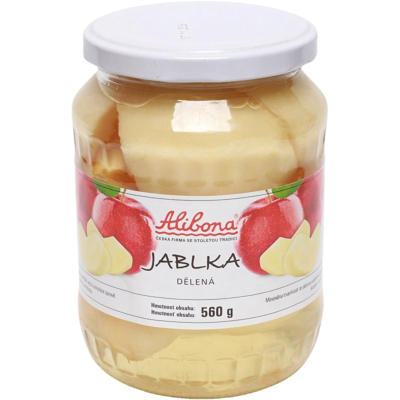 Alibona Jablka dělená kompot