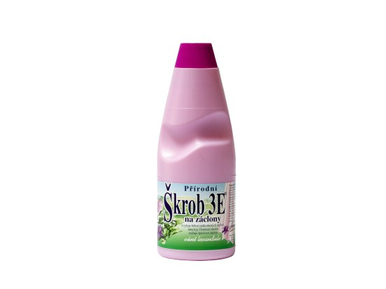 3E Tekutý škrob 500ml záclony růžový