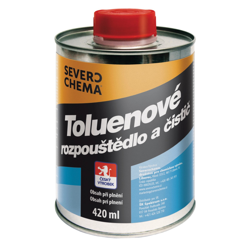 Toluenové rozpouštědlo a čistič 420ml