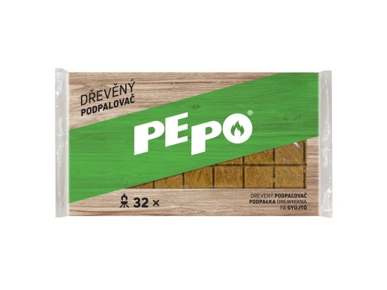 PE PO dřevěný podpalovač (32ks/fol)