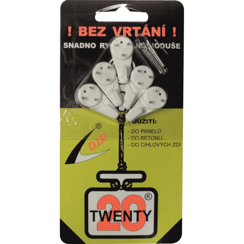Twenty háček – Universal - 5 ks v blistru