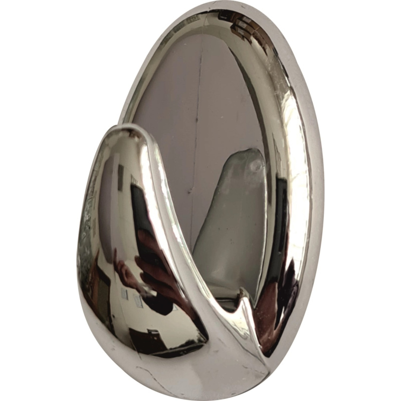 D.I.P. Háček samolepicí QF typ 1, plast, stříbrná, 2 ks