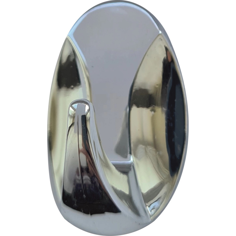 D.I.P. Háček samolepicí QF typ 2, plast, stříbrná, 2 ks