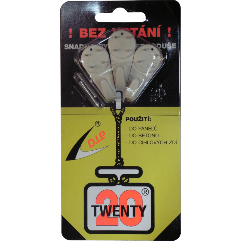 Twenty háček – Maxi - 3 ks v blistru