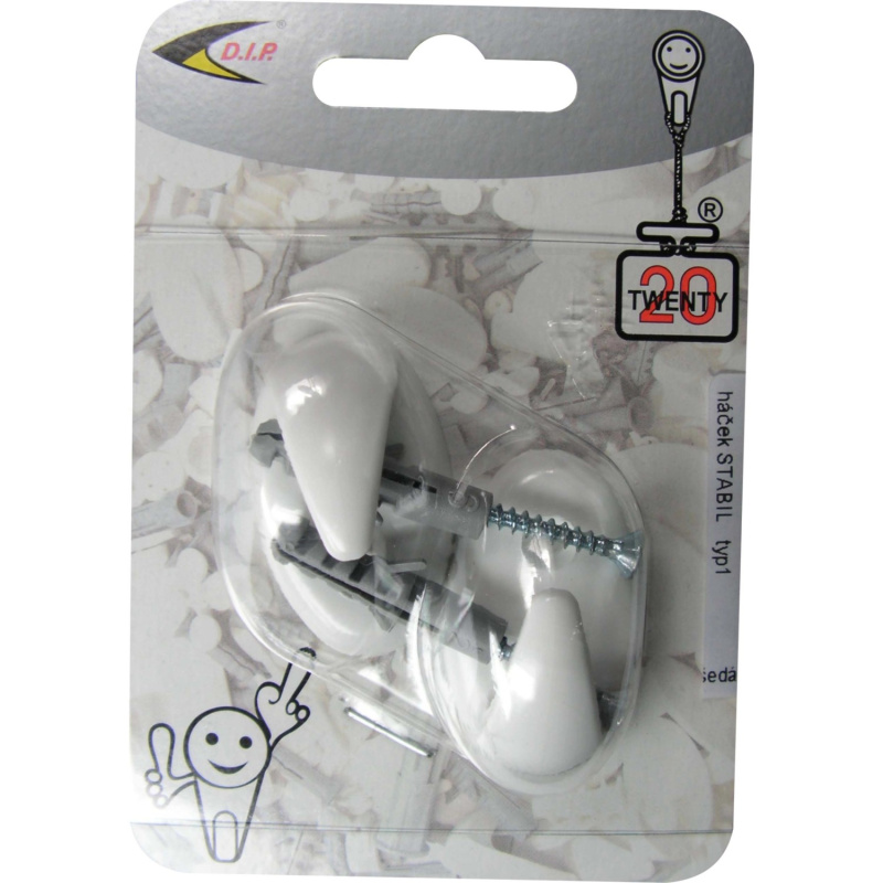 Háček STABIL s vrutem typ 1