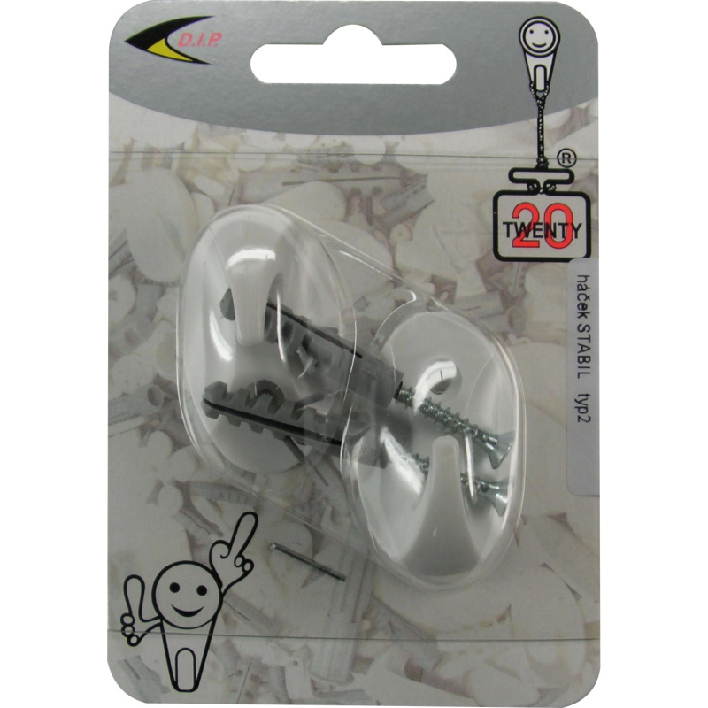 Háček STABIL s vrutem typ 2