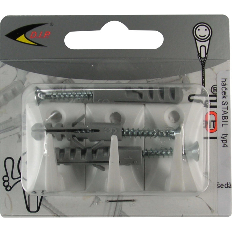 Háček STABIL s vrutem typ 4