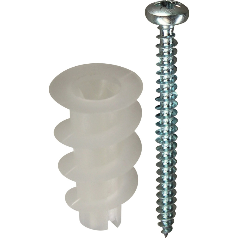 D.I.P. Hmoždinka do sádrokartonu s vrutem, plast, 5 ks