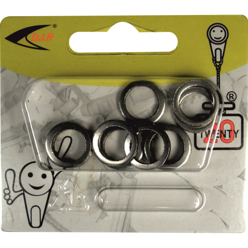 D.I.P. Distanční kroužek pod závěs, 10 ks, pr. 10 mm