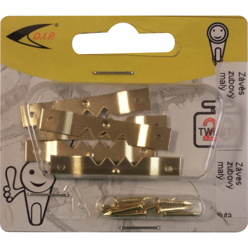 D.I.P. Závěs obrazový zubový, malý, 5 ks