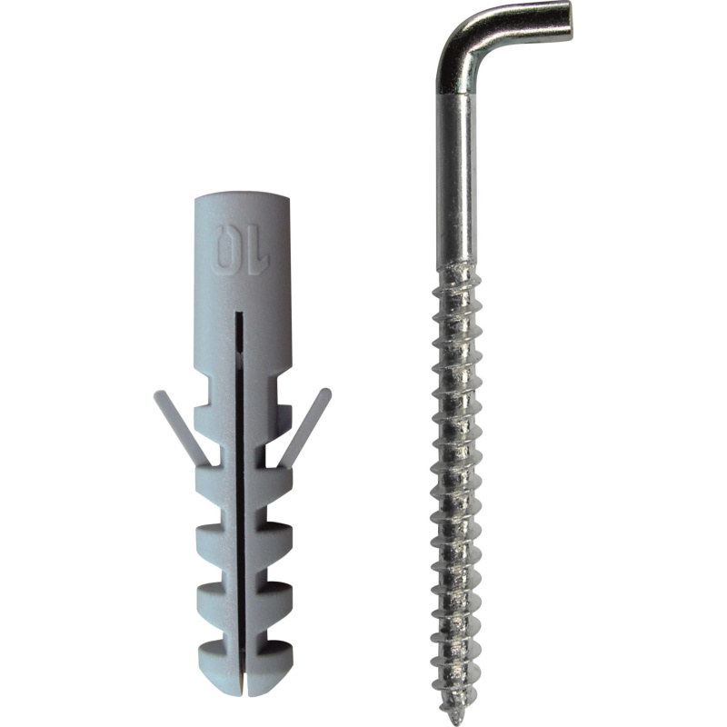 D.I.P. Hmoždinka s křidélky se skobou, znb, 6 PE, 5 ks