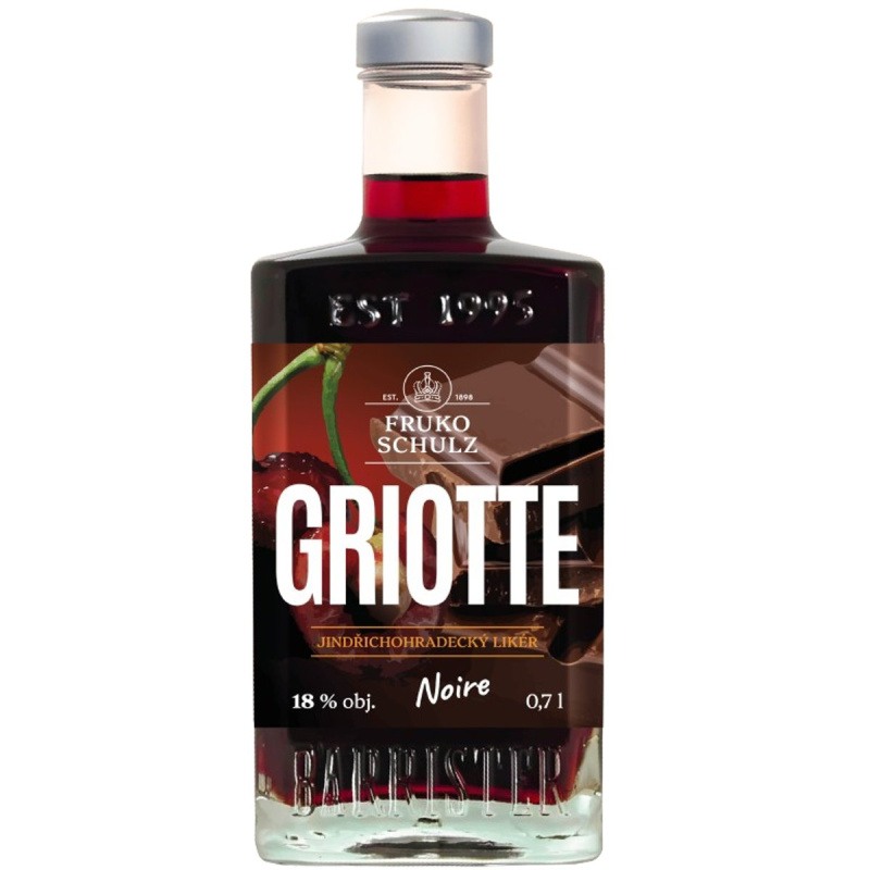 Fruko-Schulz Griotte likér Noire 18% obj. Barrister