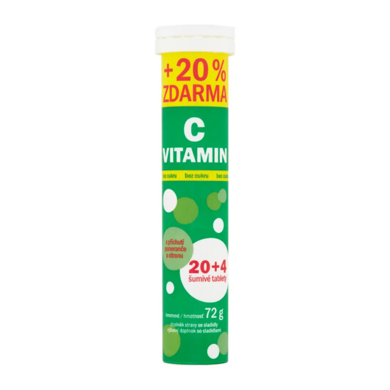 Vitar Vitamín C 24 šumivých tablet 72g