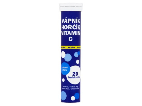 Maxi Vita Vápník + hořčík + vitamin C - bez cukru