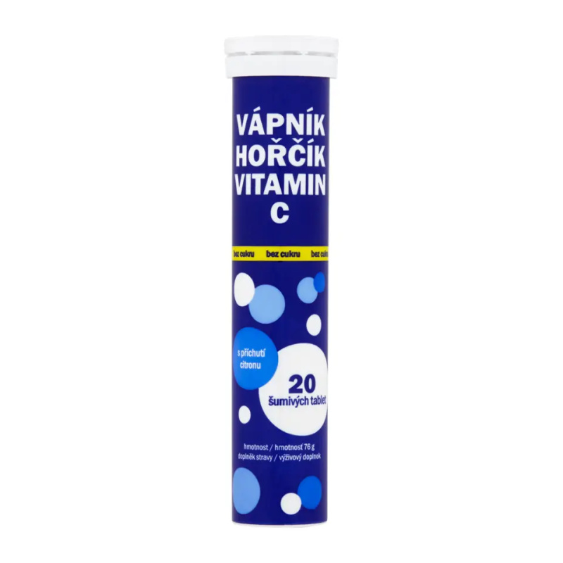 Maxi Vita Vápník + hořčík + vitamin C - bez cukru