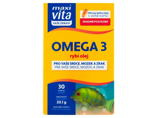 Maxi Vita Omega 3 - rybí olej