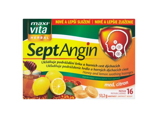 Maxi Vita Herbal SeptAngin - med a citron