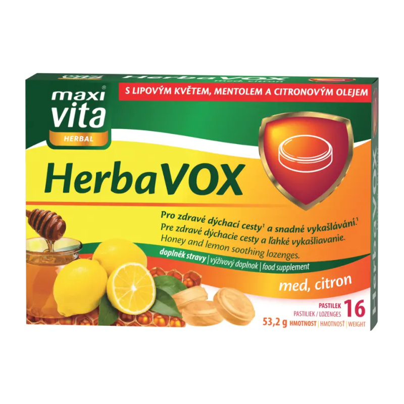 Maxi Vita Herbal SeptAngin - med a citron