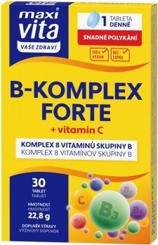 VITAR Maxi Vita B-komplex forte + vit C, 30 tablet