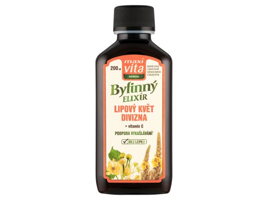 Maxi Vita Herbal Bylinný elixír Lipový květ + divizna