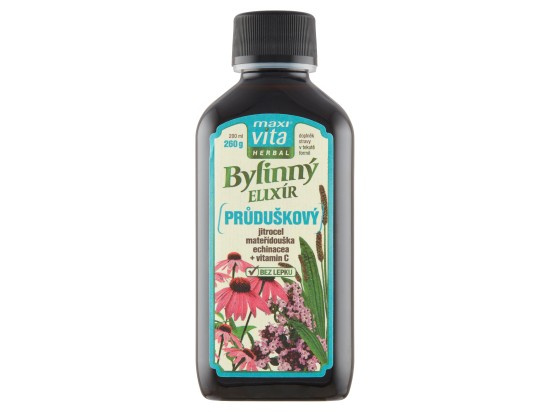 Maxivita Herbal Bylinný elixír Průduškový 200 ml