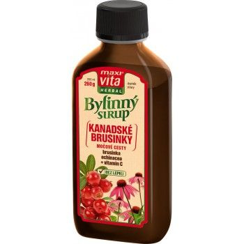 Maxi Vita Herbal Bylinný elixír Brusinky