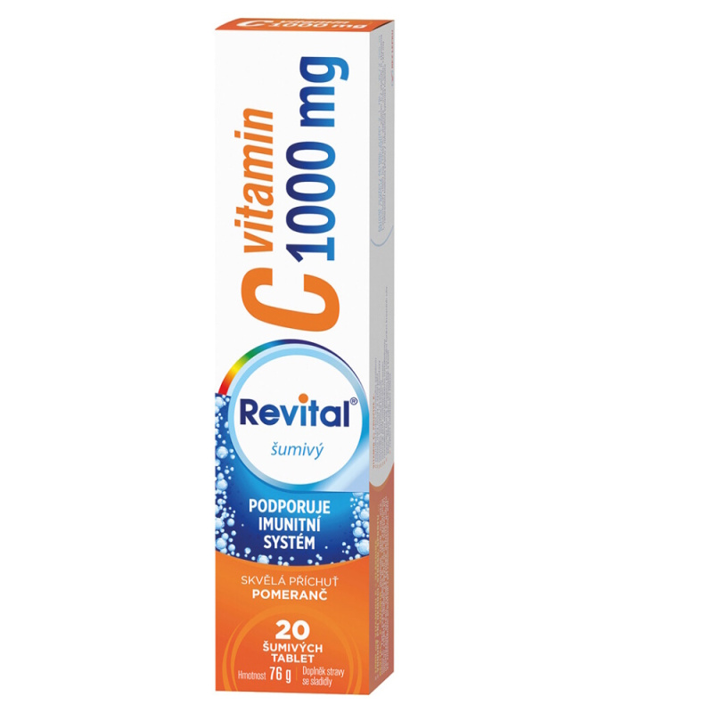 Revital C vitamin 1000mg pomeranč tbl.eff.20