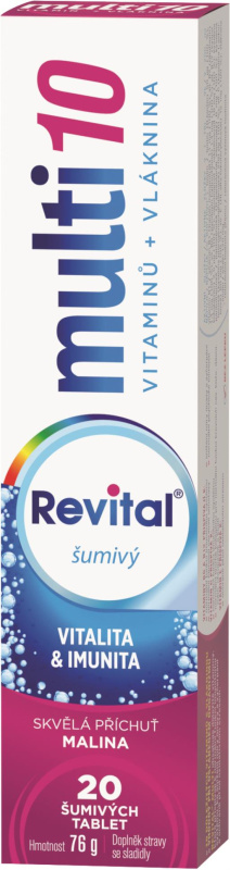 Šumivé vitamíny Revital - multivitamín, 20 tablet