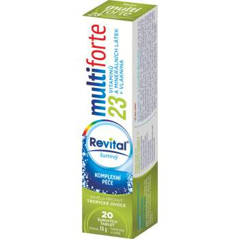 REVITAL Multi Forte Tropické ovoce 20 šumivých tablet