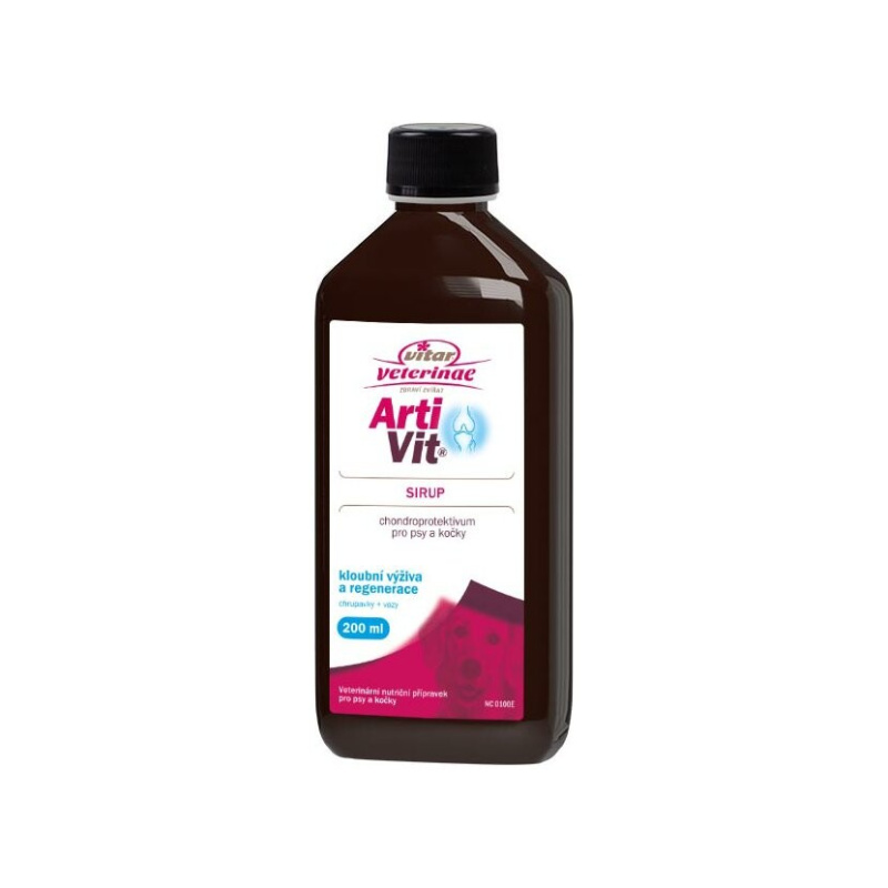 VITAR Veterinae ArtiVit Sirup 200ml+1 X DentON 50g ZDARMA 