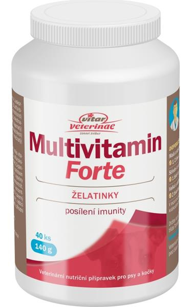 VITAR Veterinae Multivitamin Forte 40ks želé 1 balení