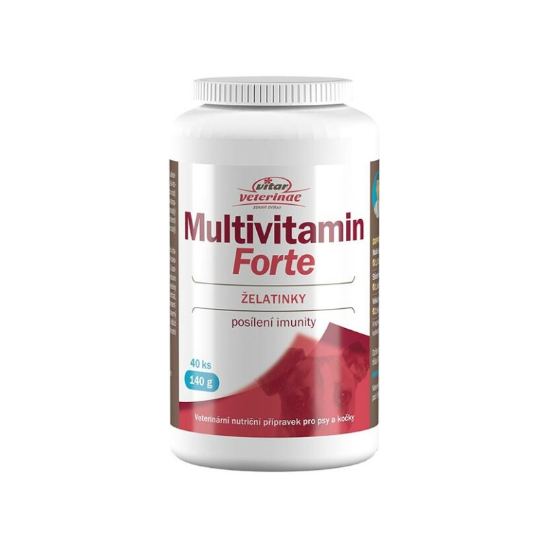 VITAR Veterinae Multivitamin Forte 40ks želé 1 balení