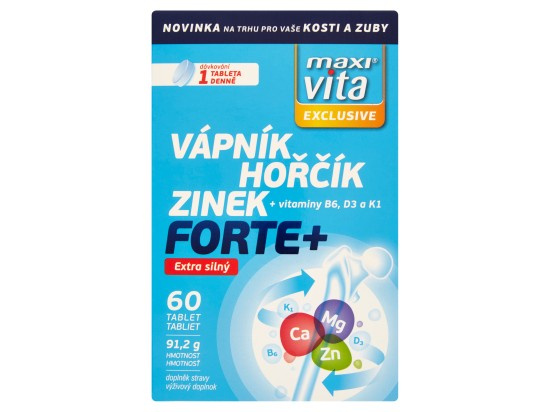 VITAR Maxi Vita Excl Vápník–hořčík–zinek forte+