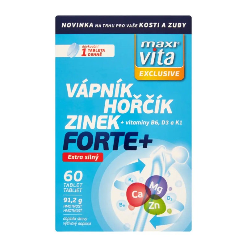 VITAR Maxi Vita Excl Vápník–hořčík–zinek forte+